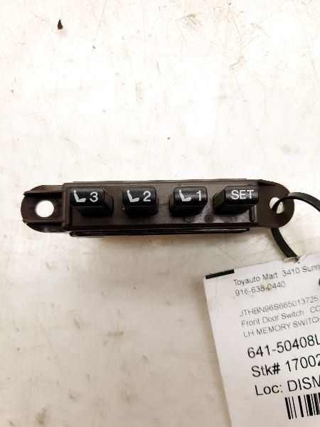 Driver Left Front Door Switch Driver's Seat Fits 06-07 LEXUS GS430