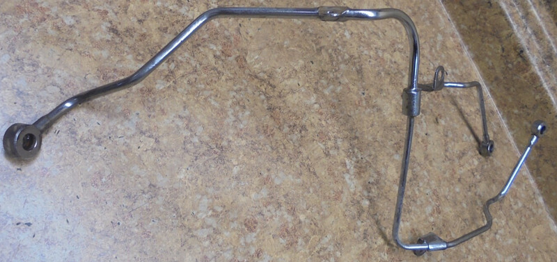 1986 Kawasaki Vulcan VN750 VN 750 Engine Motor Oil Line Tube Hose Chrome VN750A