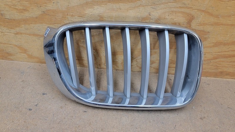 2013 - 2017 BMW X3 F25 Passenger Upper Grille Bumper Mounted Titanium Surround