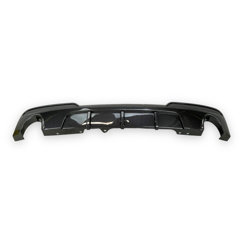 10-16 BMW 5 Series F10 F11 Rear bumper diffuser double single exhaust carbon OEM