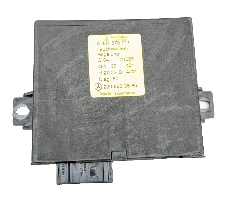 03-06 Mercedes W220 S500 S430 Headlight Head Lamp Control Module Unit 2208203685
