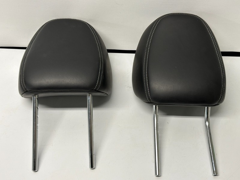 🟢 INFINITI Q50 SET 2014-2017 FRONT LEFT/ RIGHT HEADREST SET BLACK LEATHER OEM