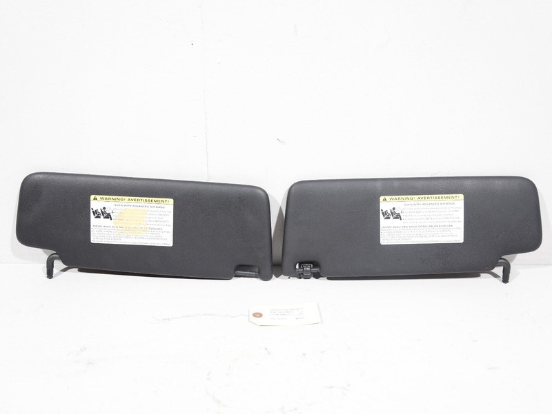 15-18 PORSCHE MACAN S FRONT LEFT & RIGHT SUN SHADE BLIND VISOR BLACK OEM
