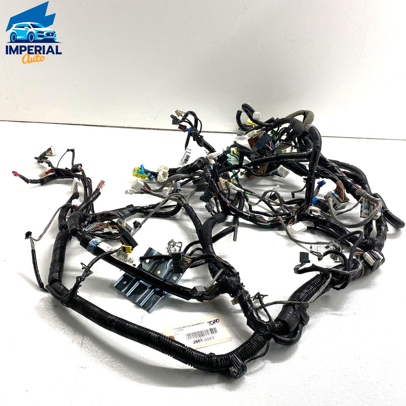 2018 Acura TLX Tech SH-AWD DASH DASHBOARD INSTRUMENT PANEL WIRE WIRING HARNESS