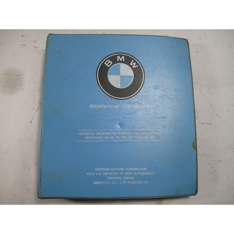 Original BMW North America Training/Service AidBy Hoffman Motors Blue Binder