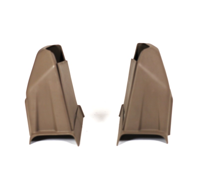 93-02 Camaro Firebird Convertible Rear Seat Belt Plastic Trim Covers USED