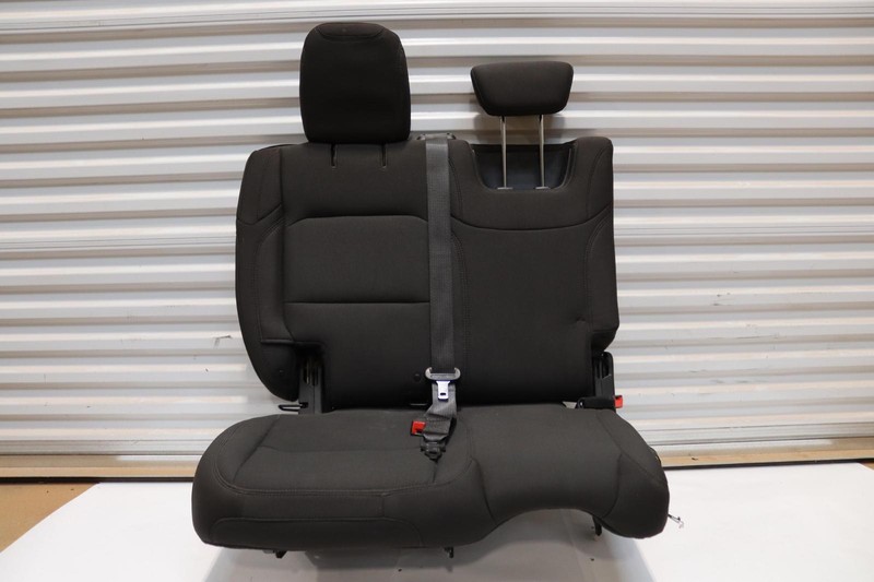2018-2023 JEEP WRANGLER REAR 2ND ROW RIGHT SIDE SEAT CLOTH BLACK OEM