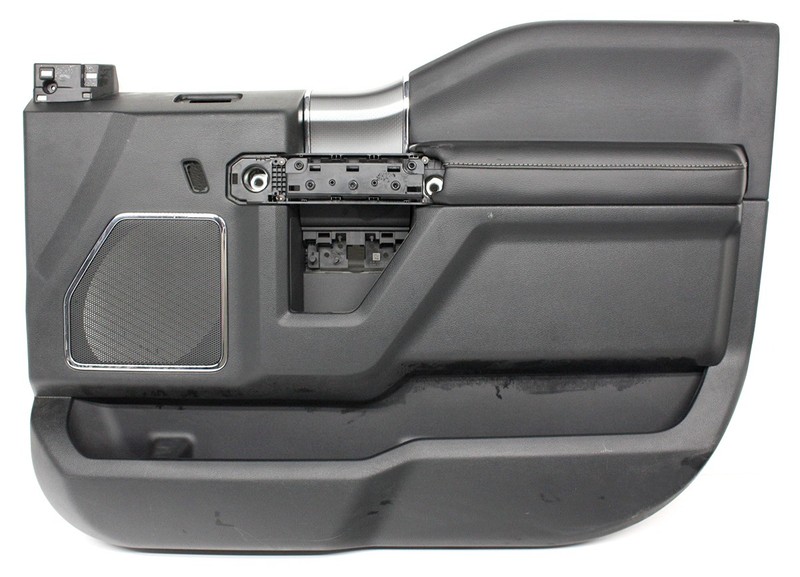 OEM Right Passenger Side Front Door Trim Panel For Ford F150 Lariat Black