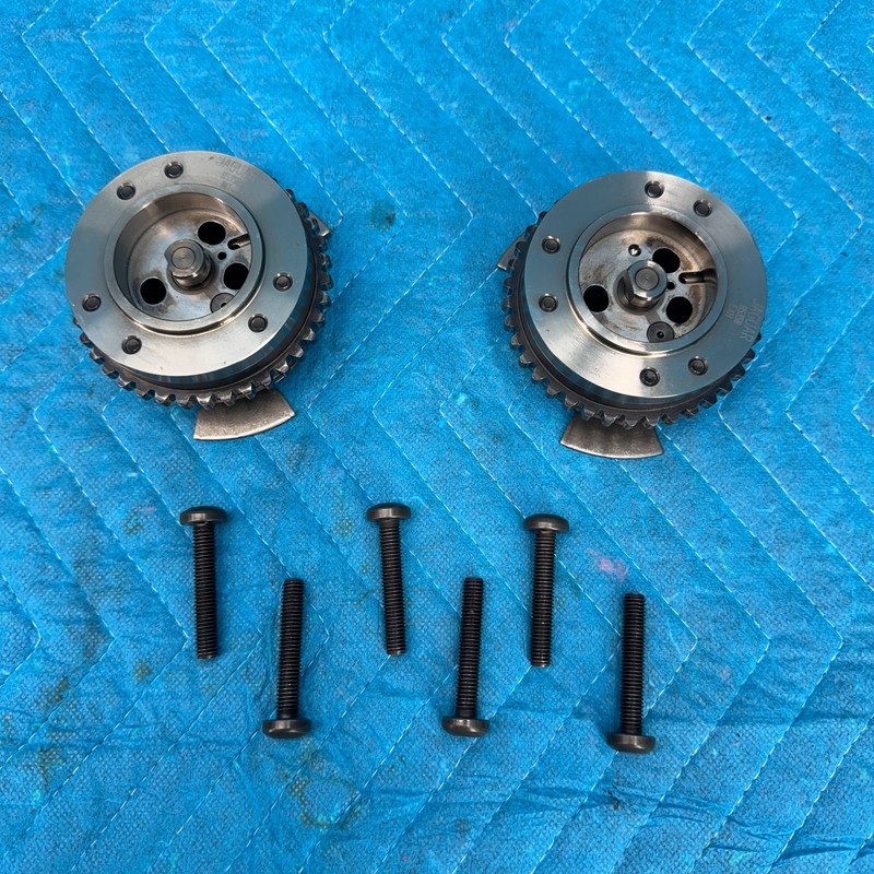 10–12 Range Rover L322 Left Exhaust Camshaft Phaser Sprockets OEM 9W936M289EE