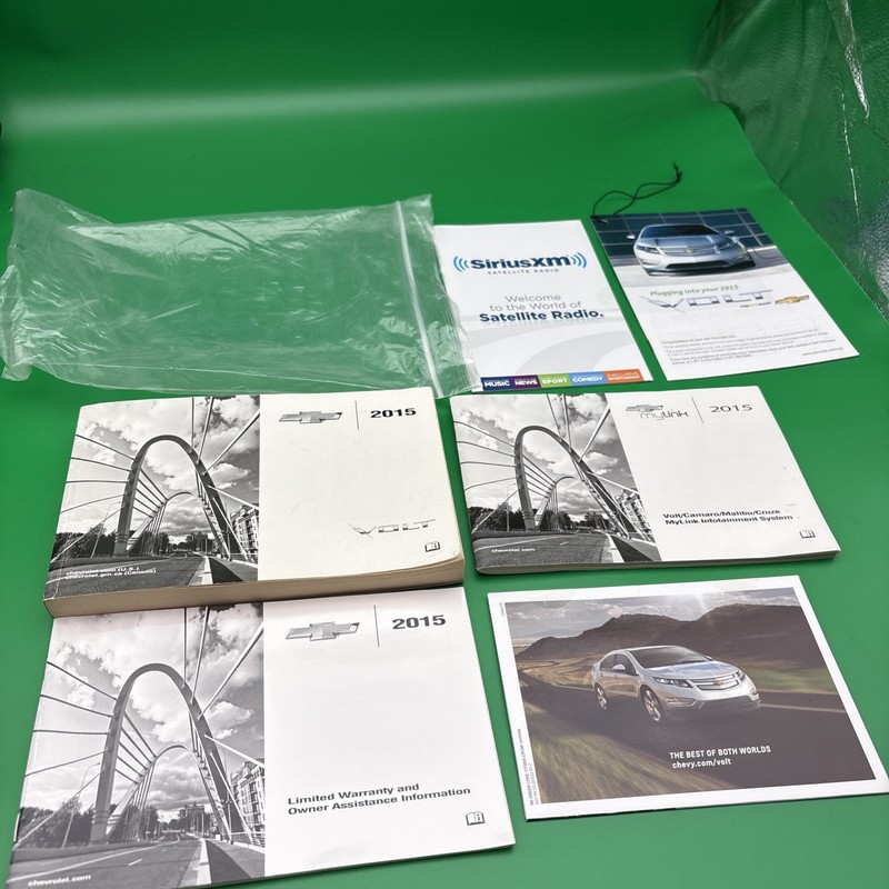 2015 Chevrolet Volt Owners Manual Infotainment With Cover Included