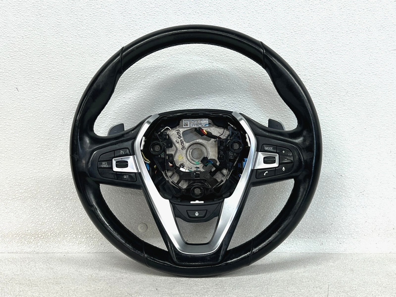 ⭐2018-2024 BMW X3 XDRIVE STEERING BLACK LEATHER WHEEL W/ CONTROLS OEM LOT2593
