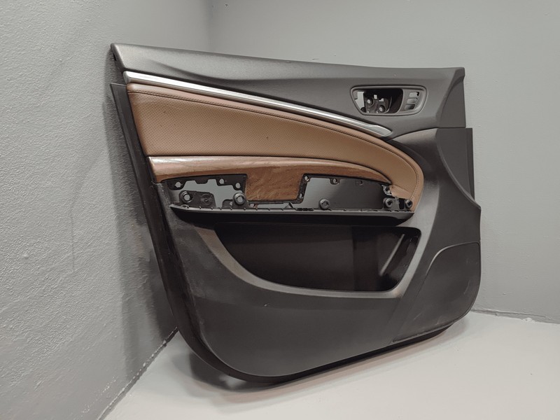 2019-2020 ACURA MDX FRONT DRIVER SIDE INTERIOR DOOR PANEL TRIM BROWN COVER OEM