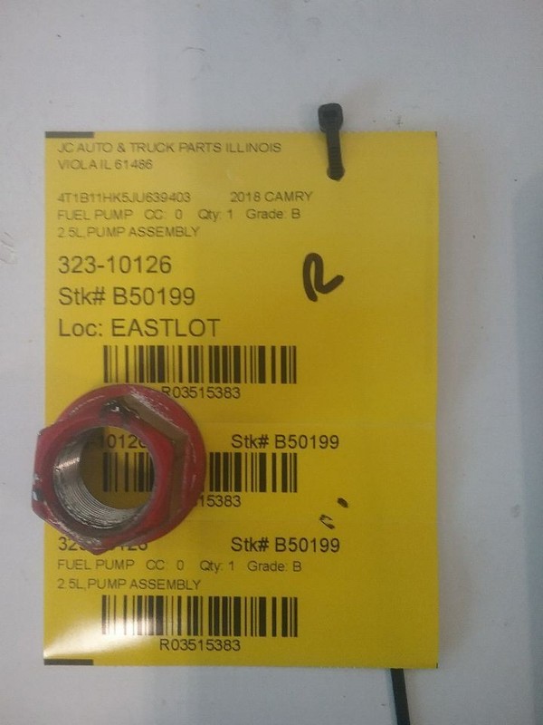 Fuel Pump Only Fuel Tank Mounted 2.5L Fits 18-23 CAMRY 3515383