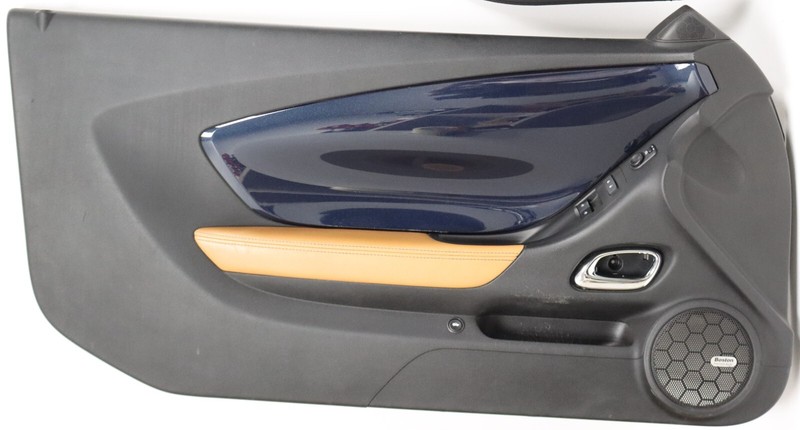 2013 Chevy Camaro Dusk Edition Door Panels Driver Passenger Side Berlin Blue OEM