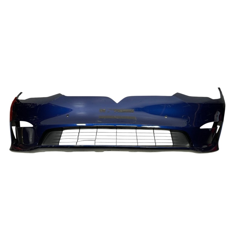 Scuffs* 2021 2022 2023 Tesla Model S Front Bumper Cover w/ Park Sensor Holes OEM