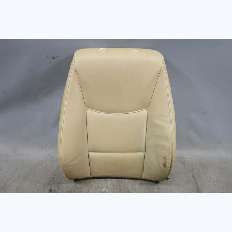 2006-2008 BMW E90 E91 3-Series Left Front Seat Backrest Cushion Beige Leather