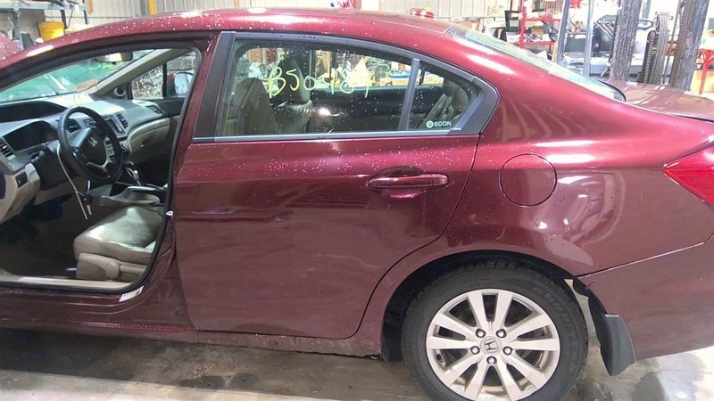 Driver Rear Side Door Sedan Electric North America Built Fits 12 CIVIC 3620713