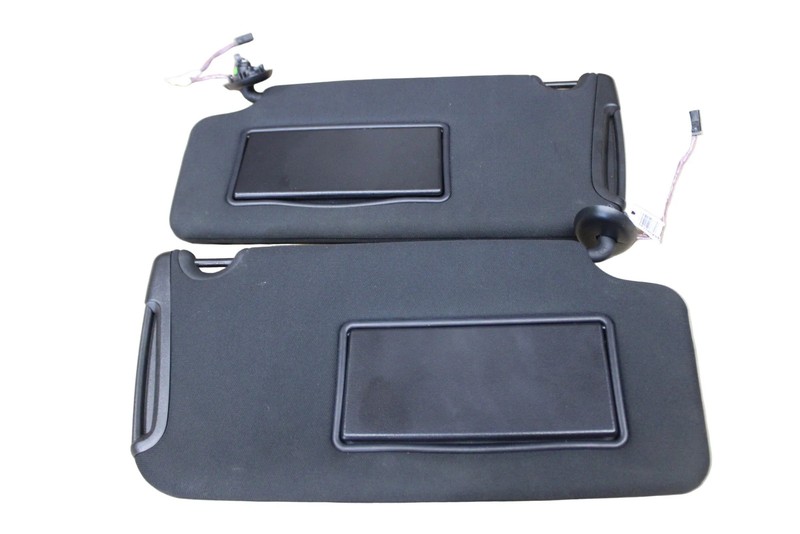 2020-2023 Dodge Charger Left & Right Illuminated Black Sun Visor Set Pair OEM