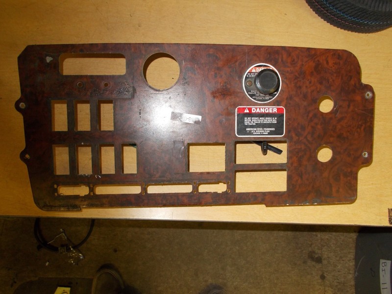 Dash Panel Bezel Trim with Air Brake Trailer Valve 969088 *FREE SHIPPING*