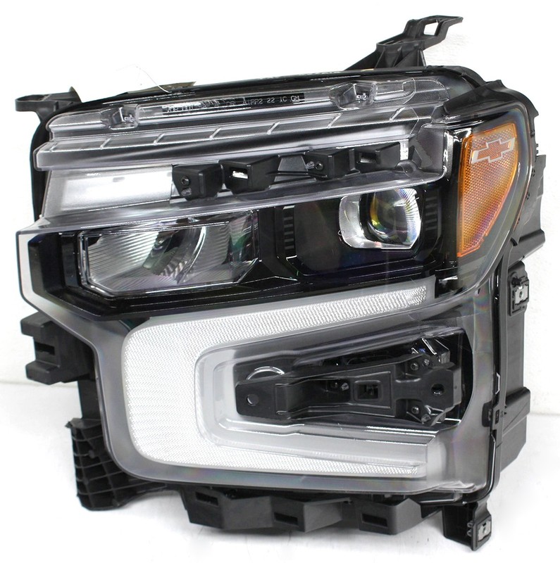 OEM Left Driver Side LED Headlamp For Chevy Silverado 1500 Black 85594431