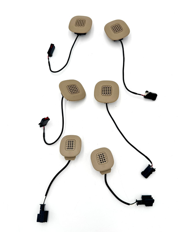✅2019-2026 RAM 1500-3500 CREW CAB ROOF HANDS FREE AUDIO MICROPHONE SET OF 6 OEM