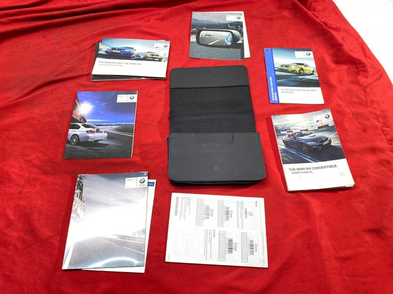 2015-2020 BMW F82 F83 M4 Owners Manual Booklet Cover Case Set! OEM✅