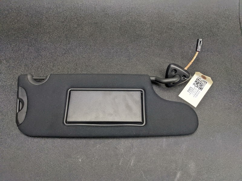 Front Right Passenger Sun Visor Black 2019 Dodge Challenger 6KM08DX9AA 2017-2020