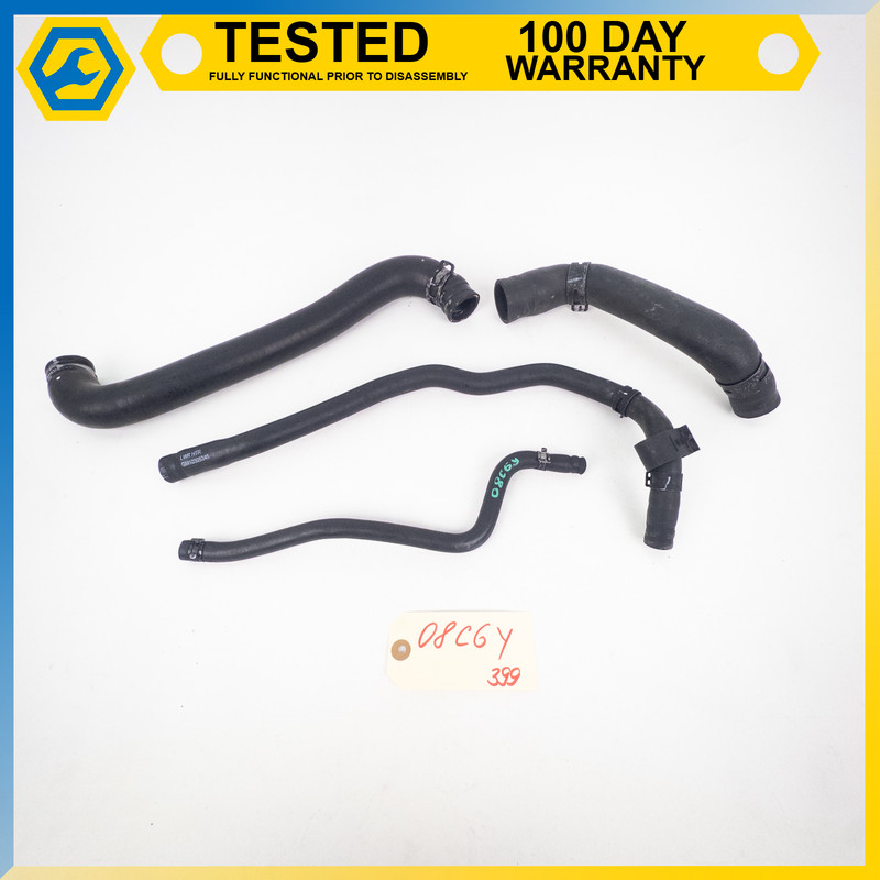 05-13 CHEVROLET CORVETTE C6 6.2L ENGINE RADIATOR COOLANT HEATER HOSE PIPE SET OE