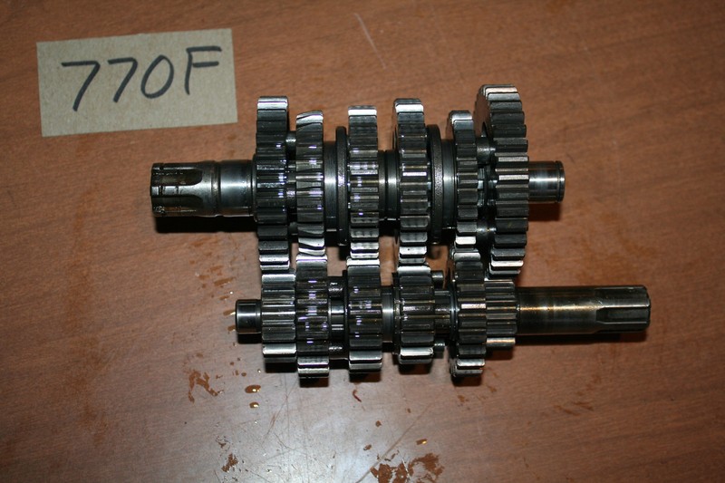 1983 Kawasaki KDX 80 Transmission Gears Mainshaft Countershaft Cluster OEM 83 B