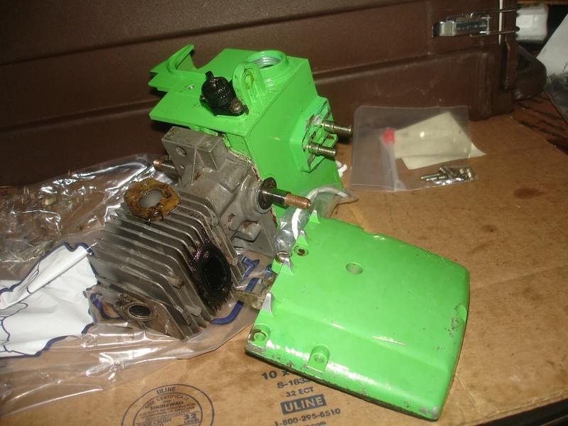 The green machine 7400power head chainsaw part bin 257