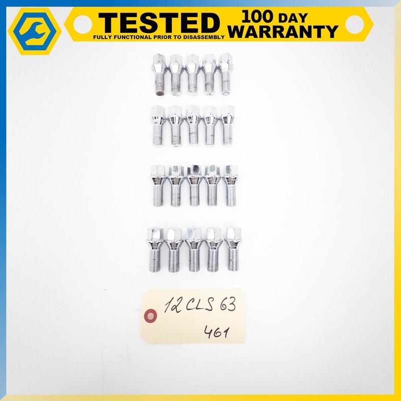 12-18 MERCEDES-BENZ CLS63 AMG WHEEL RIM LUG NUT BOLT SET OF 20 OEM