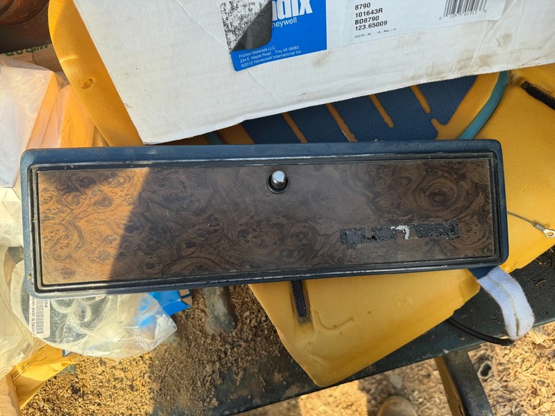 67-79 FORD PICKUP & 78-79 BRONCO OEM WOODGRAIN GLOVE BOX DOOR
