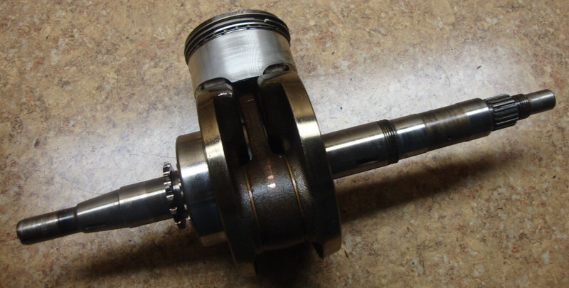 1990 Kawasaki Bayou KLF300 KLF 300 ATV Engine Crankshaft Crank Shaft Piston 1989