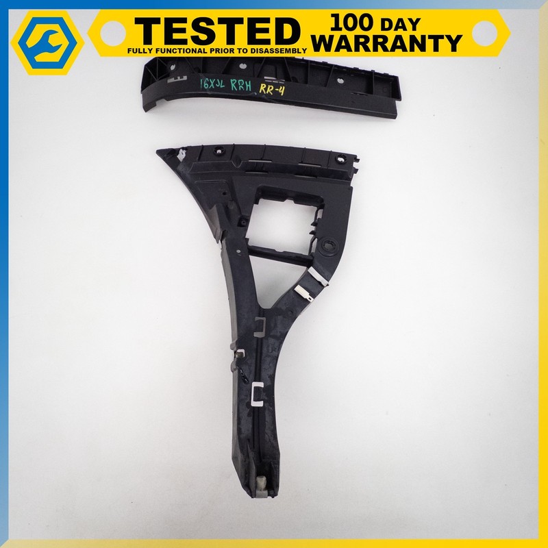 10-19 JAGUAR XJ REAR RIGHT PASSENGER SIDE BUMPER MOUNTING BRACKET SET OEM