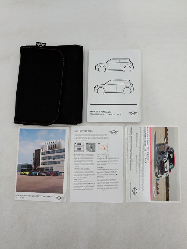 2023 Mini Cooper Hardtop 2 Door / 4 Door Owners Manual With Case Free Shipping