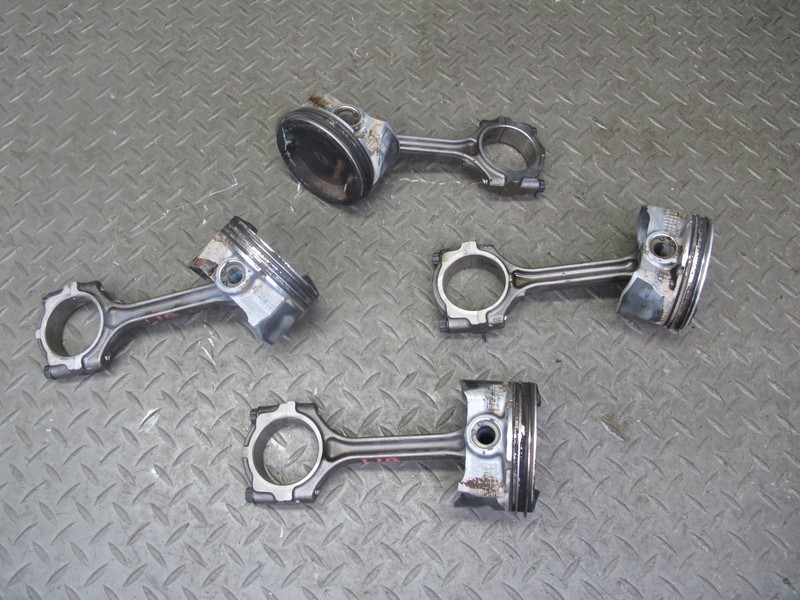 2014-2017 INFINITI QX60 2.5 QR25DER HYBRID SET OF 4 ENGINE PISTON CONNECTING ROD