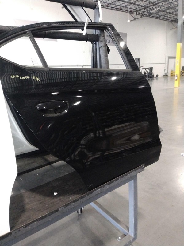 2019 Mitsubishi Mirage Black Right Rear Door, Used, Power Window, 100k Miles