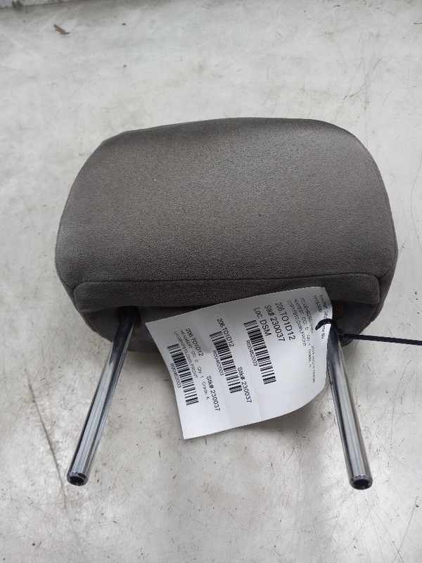 12 TOYOTA HIGHLANDER FRONT DRIVER LEFT HEADREST CLOTH GRY-FB10