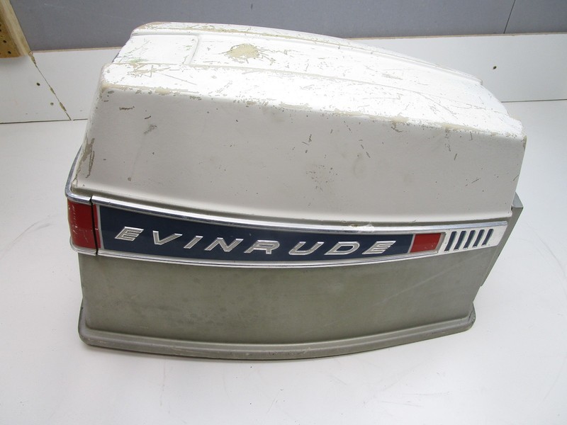 0278931 OMC Evinrude Outboard 55 HP Triumph Top Cowl Motor Engine Cover 1968