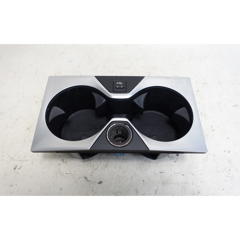 Damaged 2019-2025 BMW G07 X7 Factory Front Center Cup Holder Insert Chrome OEM