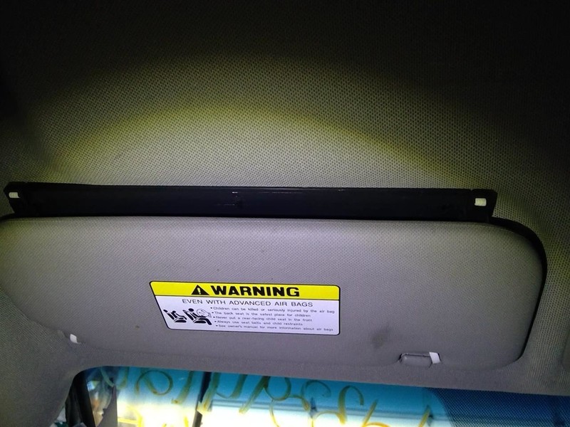 Driver Sun Visor Illumination Without Sunroof Fits 14-17 ACCENT 1717894