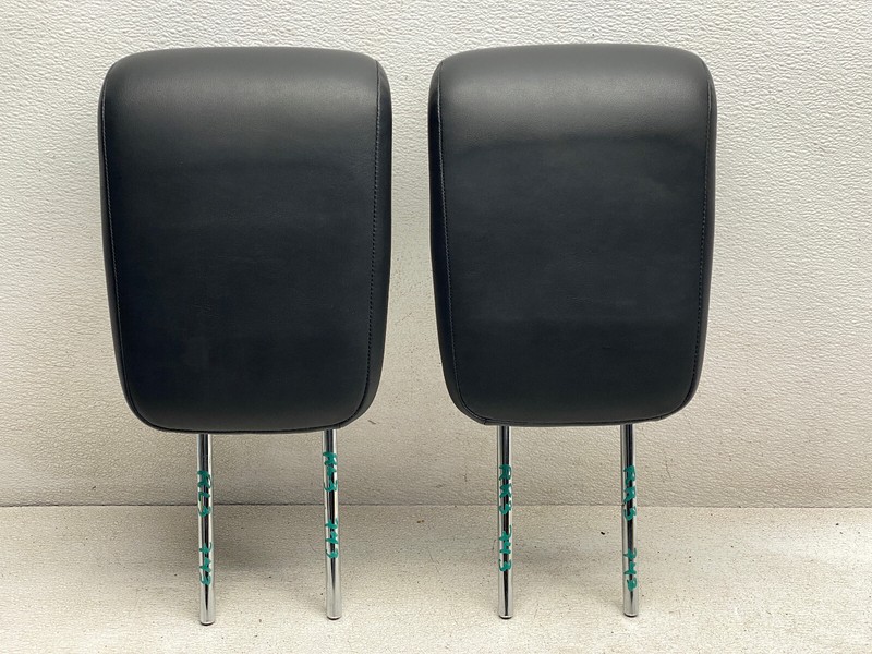 11-14 INFINITI QX56 QX80 3RD REAR LEFT & REAR RIGHT SIDE HEADREST SET OEM LOT743
