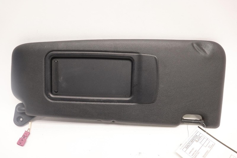 2007-2013 BMW M3 OVERHEAD RIGHT PASSENGER SIDE SUN VISOR SHADE BLACK OEM