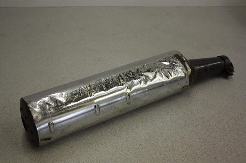 1995 KAWASAKI EX 500 NINJA EXHAUST MUFFLER PIPE SILENCER #1 OEM EX500 95