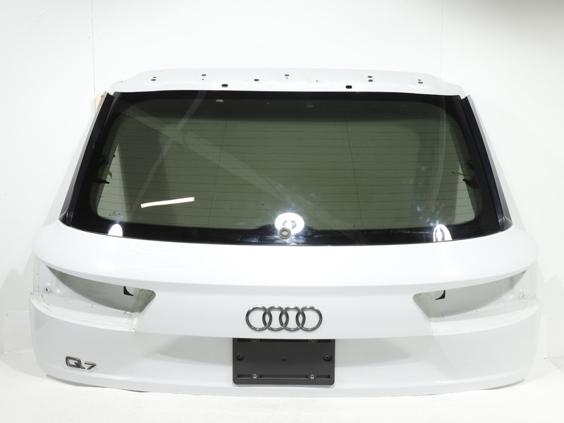 2017-2019 Audi Q7 4M Rear Tailgate Liftgate Trunk Lid Glass White LS94 OEM