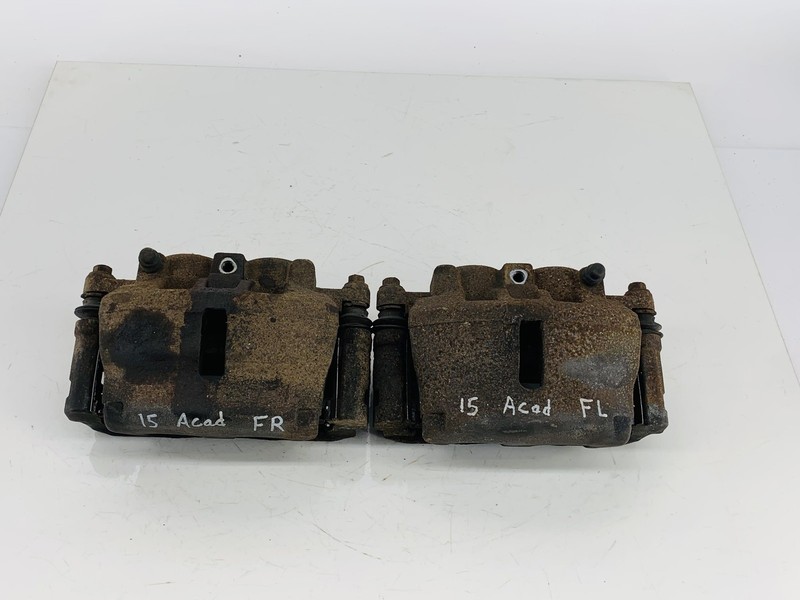 07-16 GMC ACADIA AWD FRONT RIGHT & LEFT SIDE ABS BRAKE CALIPER SET OF 2 OEM