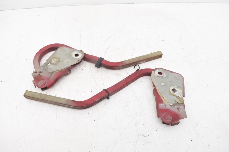 2006 Mini Cooper S R52 Front Left Right Hood Hinges Set Pair Red OEM KW87