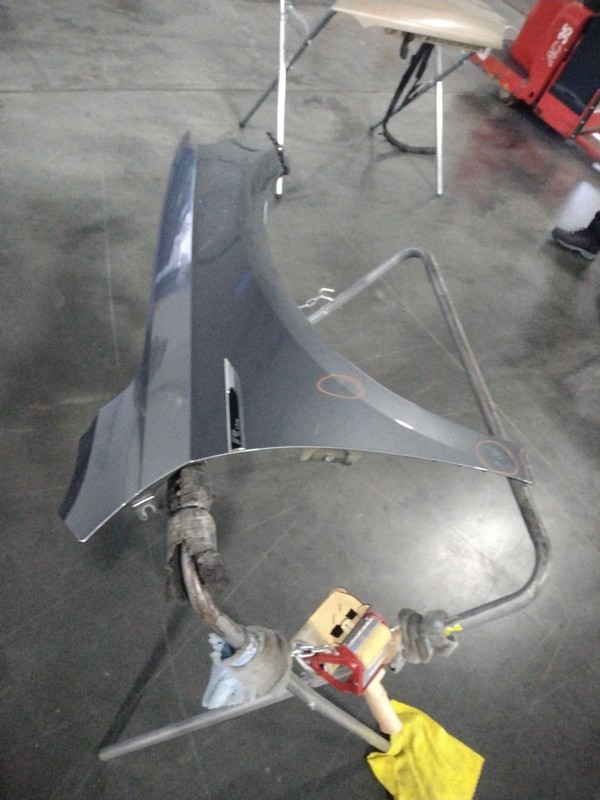2017 Volkswagen Passat Right Front Fender Grey 293946 Used 126K Miles