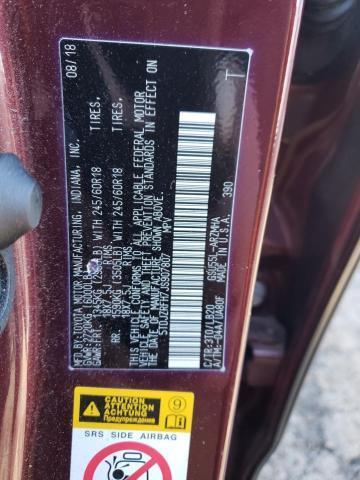 Used Right Tail Light Assembly fits: 2018 Toyota Highlander quarter panel mounte