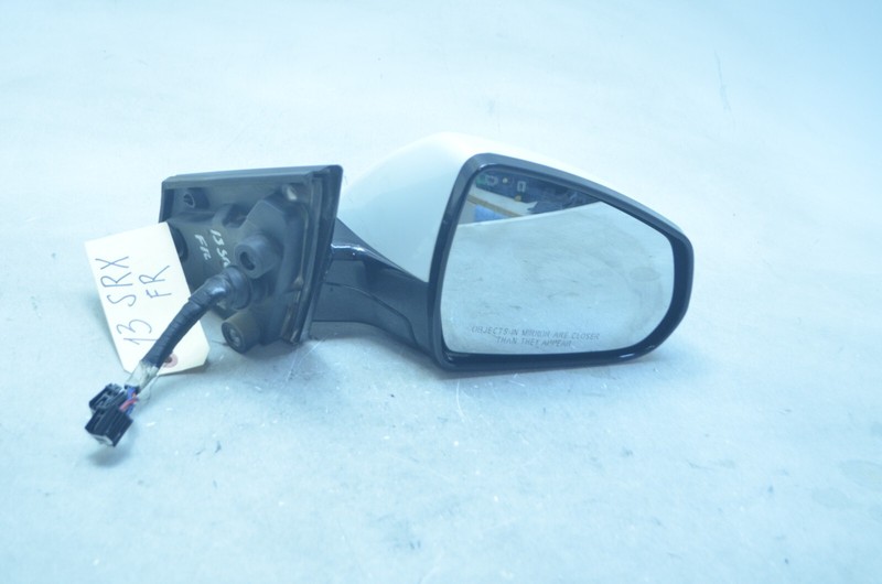 10-16 CADILLAC SRX FRONT RIGHT PASSENGER DOOR SIDE VIEW MIRROR SILVER OEM